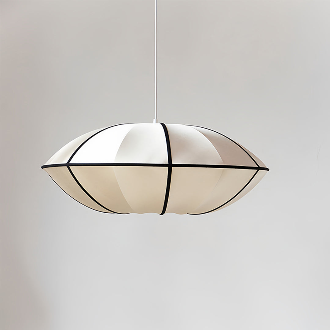 Vintage Lantern Pendant — Fabric Shade, E27, 5W LED 4000K, 30cm / 40cm / 50cm