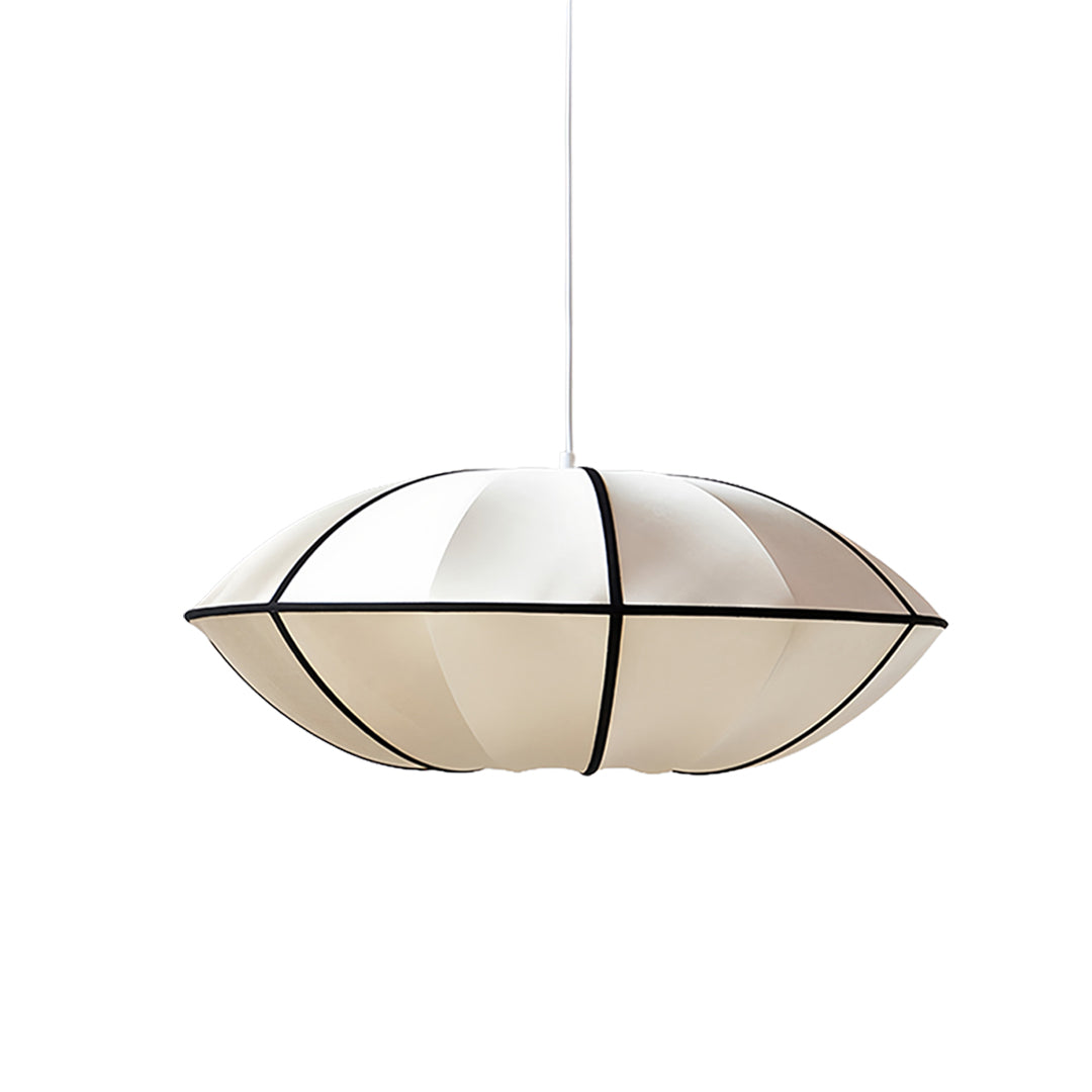 Vintage Lantern Pendant — Fabric Shade, E27, 5W LED 4000K, 30cm / 40cm / 50cm