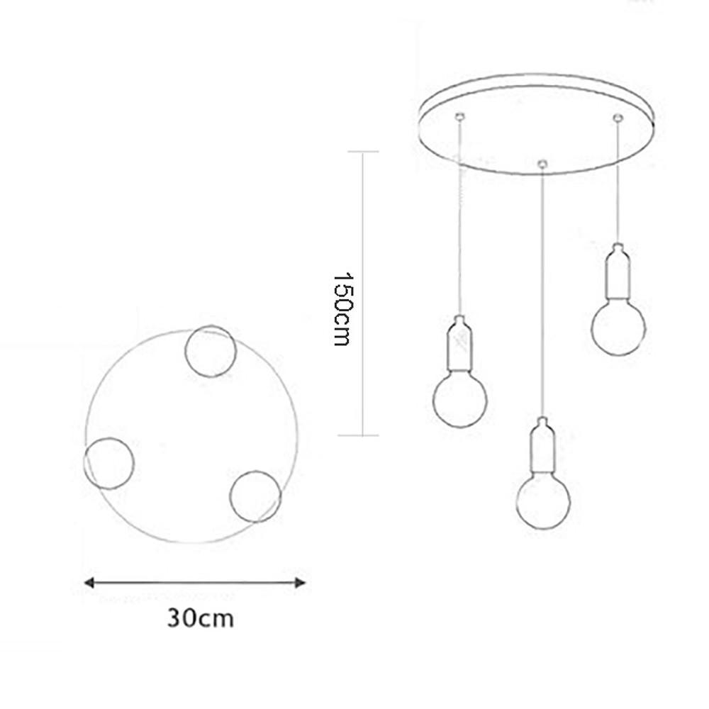 Acrylic Bubble Globe Multi-Light Pendant — Gold Finish, G9 LED, 59" Adjustable Cord, 1- to 18-Light Configurations