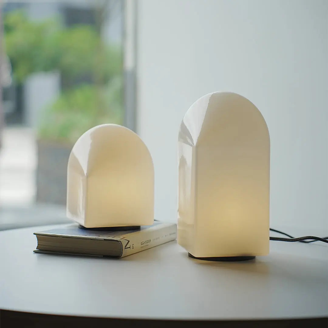 Creative Ambient Night Light - Modern White Table Lamp Luxe
