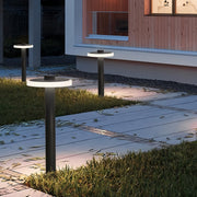 Flying Saucer Outdoor Path Light — Aluminum, LED, IP65 Weatherproof, 4500mAh, 15.7" / 23.6" / 31.5"