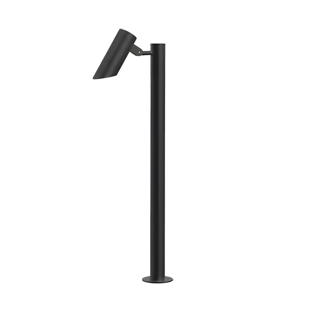 Minimalist Outdoor Path Light — Black Die-Cast Aluminum, 12W LED, IP65, Single or Double Head