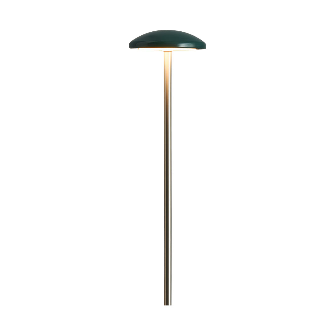 Minimalist Geometric Path Light — Matte Green Aluminum, LED, 3W–5W, IP65, DC24V Hardwired, 3 Sizes