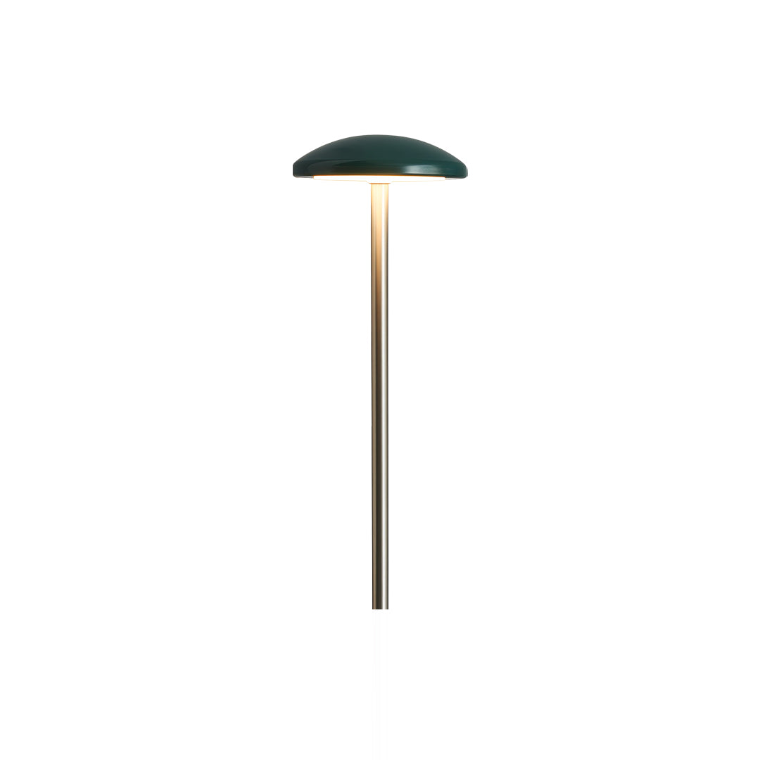 Minimalist Geometric Path Light — Matte Green Aluminum, LED, 3W–5W, IP65, DC24V Hardwired, 3 Sizes