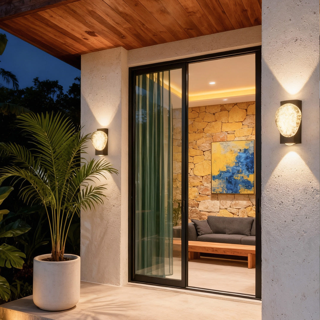 Waterproof LED Minimalist Outdoor Wall Lights - Up and Down Design