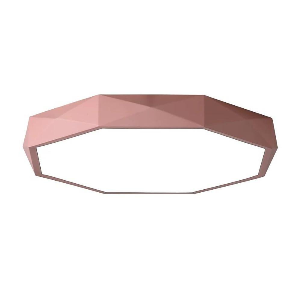 Modern Geometric Globe Flush-Mount Ceiling Light — Metal & PVC, 20W LED, Dimmable, Remote Control, 3000K–5400K, 16"
