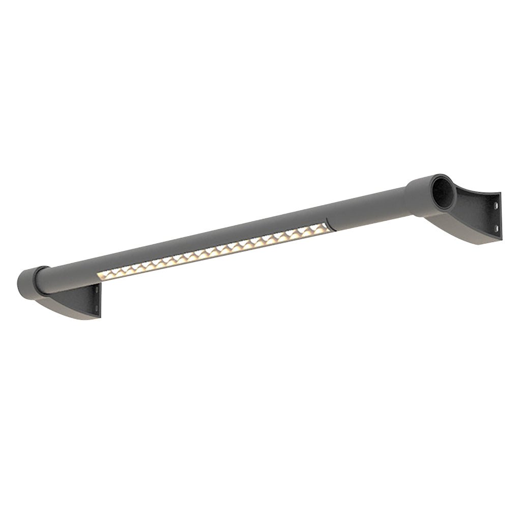 Linear Outdoor Guardrail & Fence Wall Light — Aluminum, LED 15W, 78.74" Body, IP65 Weatherproof, 3000K Warm White