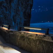 Linear Outdoor Guardrail & Fence Wall Light — Aluminum, LED 15W, 78.74" Body, IP65 Weatherproof, 3000K Warm White