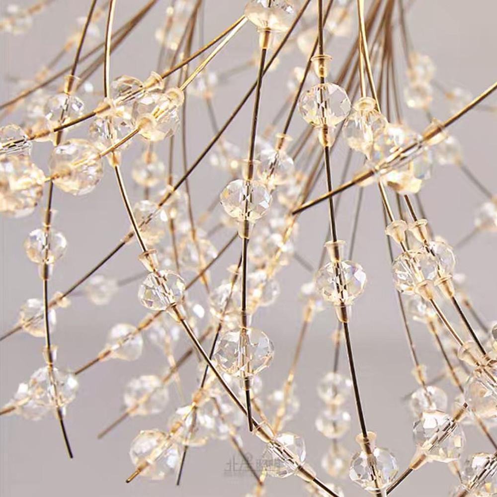 Traditional Ceiling Lights with Classic Design: Metal and Crystal Finish, Featuring 6 Bulbs