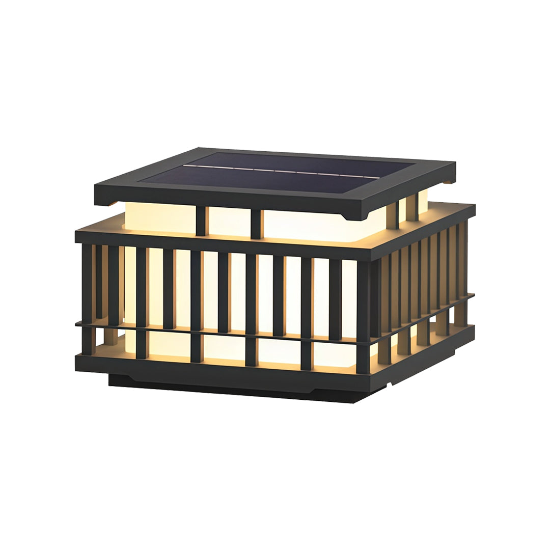 Stainless Steel Garden Pillar Light — LED, Solar / Hardwired, IP65, Four Sizes