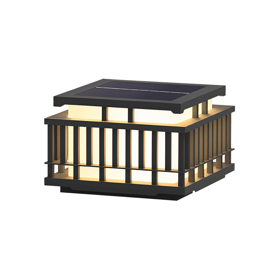 Stainless Steel Garden Pillar Light — LED, Solar / Hardwired, IP65, Four Sizes