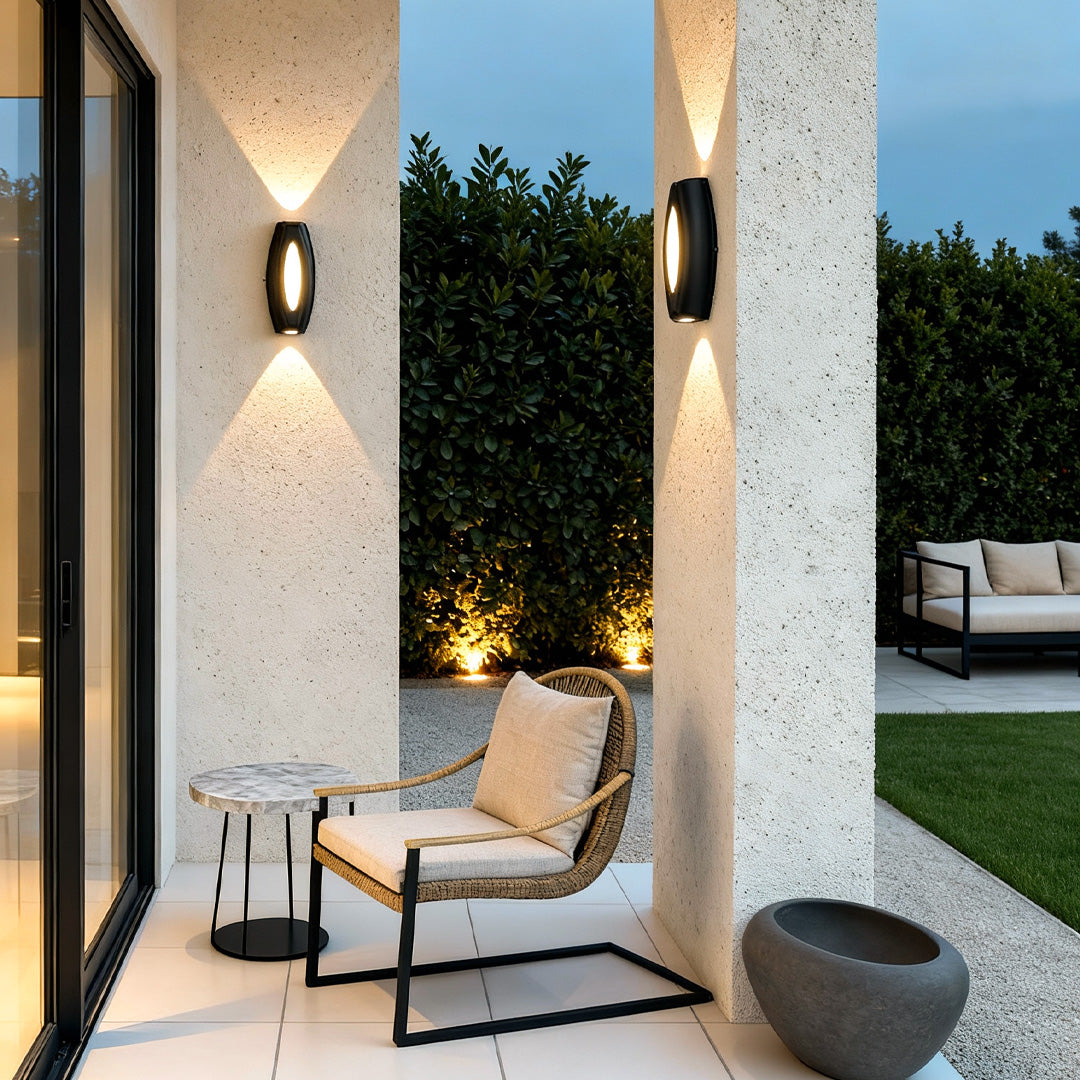 LED Outdoor Waterproof Wall Lights - Up and Down Design