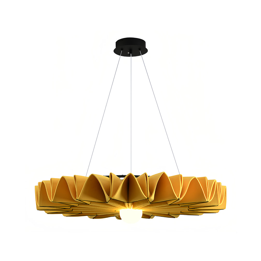 Large-Diameter PET Felt Pendant — Minimalist, Sound-Absorbing, E27, 24"–40" Sizes