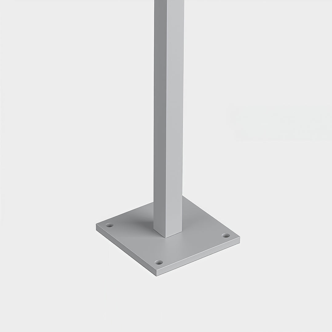 Modern Minimalist Plug-in Pathway Light — Aluminum & Glass, 7W LED, IP54, 21.65" Height
