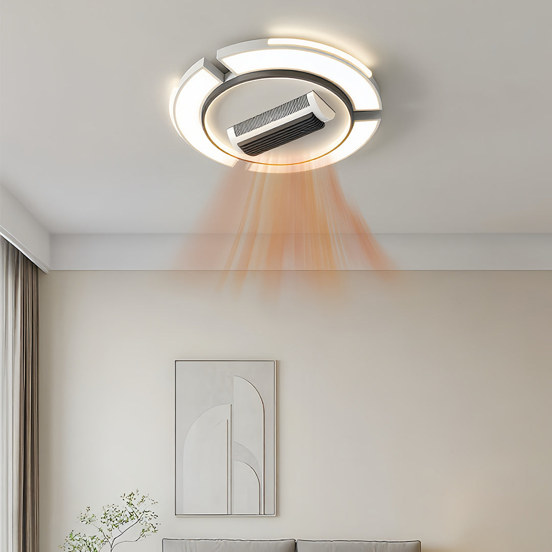Full Spectrum LED Bladeless Ceiling Fan with Integrated Light