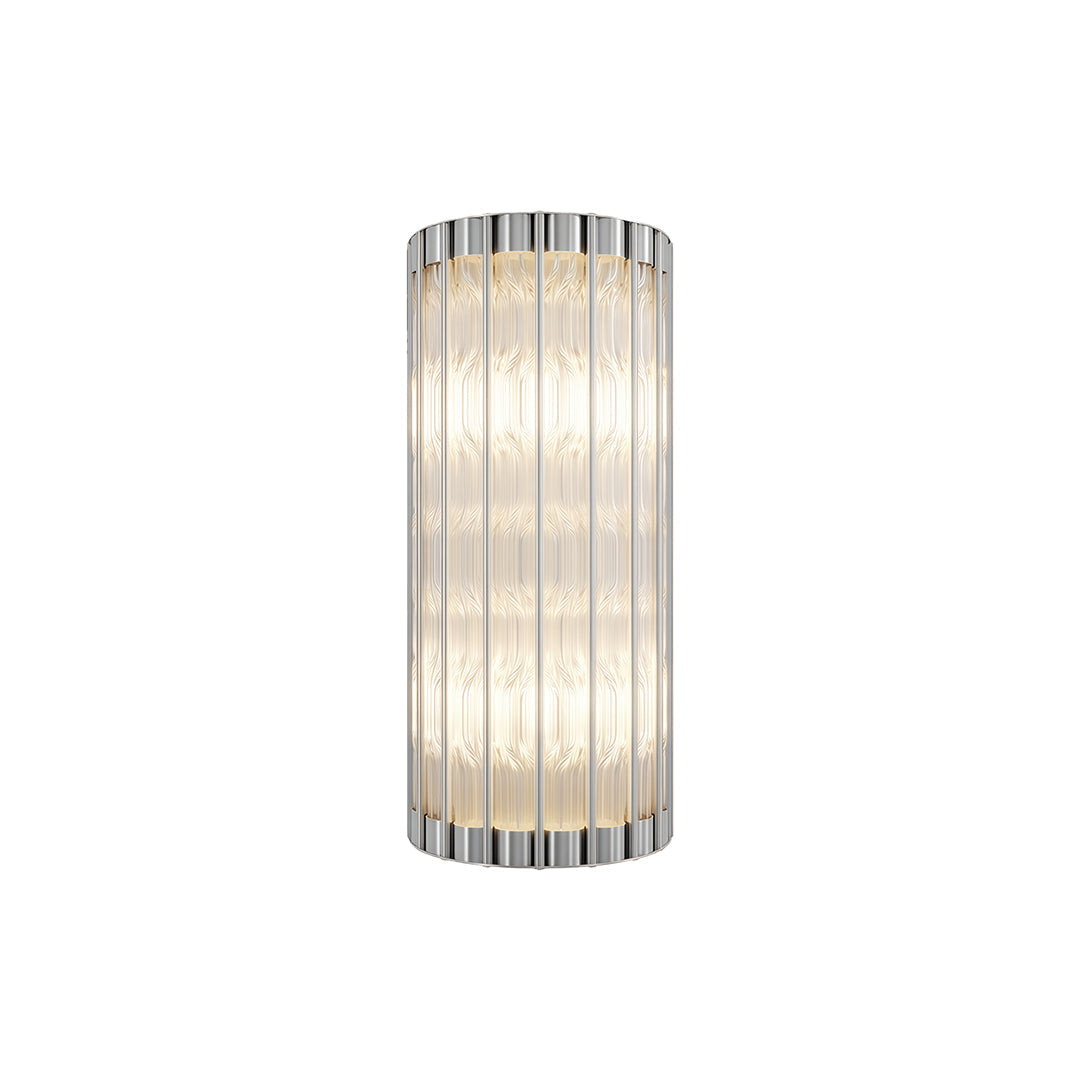 Linear Wall Sconce — Solid Brass and Glass, E14, Hardwired, 15.7" or 23.6"