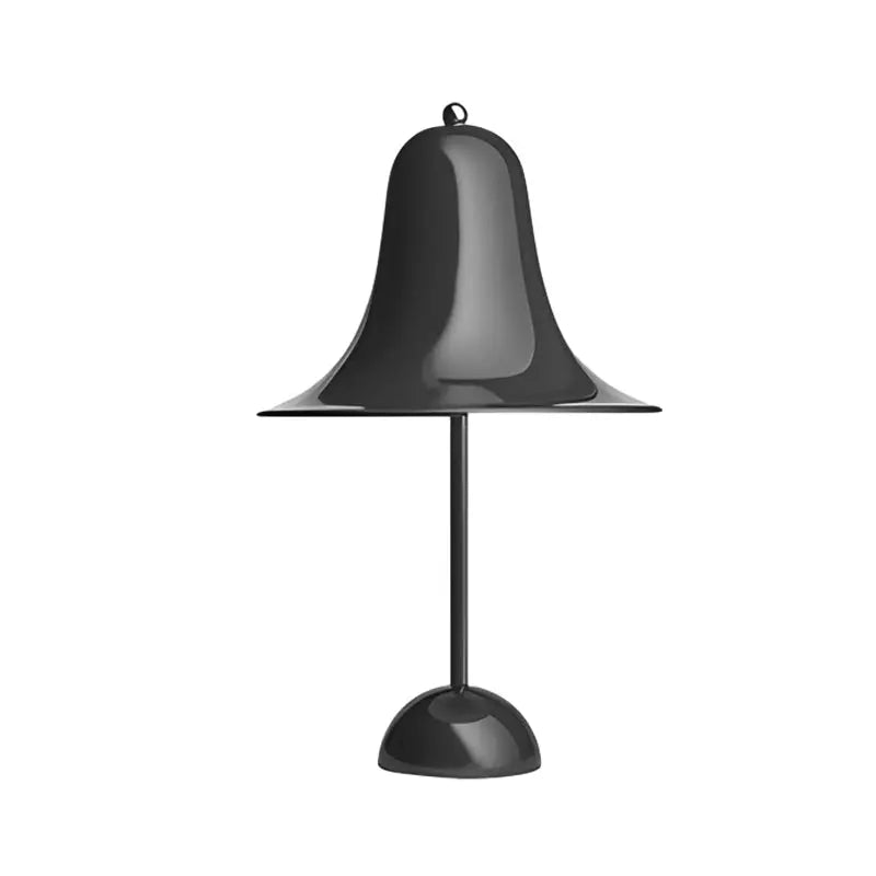 Nordic Portable Hat Table Lamp with Polished Iron and LED Luxe
