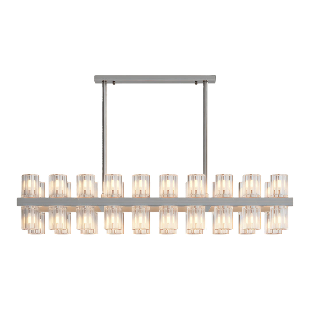 Multi-Tier Crystal Chandelier — Solid Copper Frame, 24- to 48-Light, G4, Black / Chrome / Copper Finish