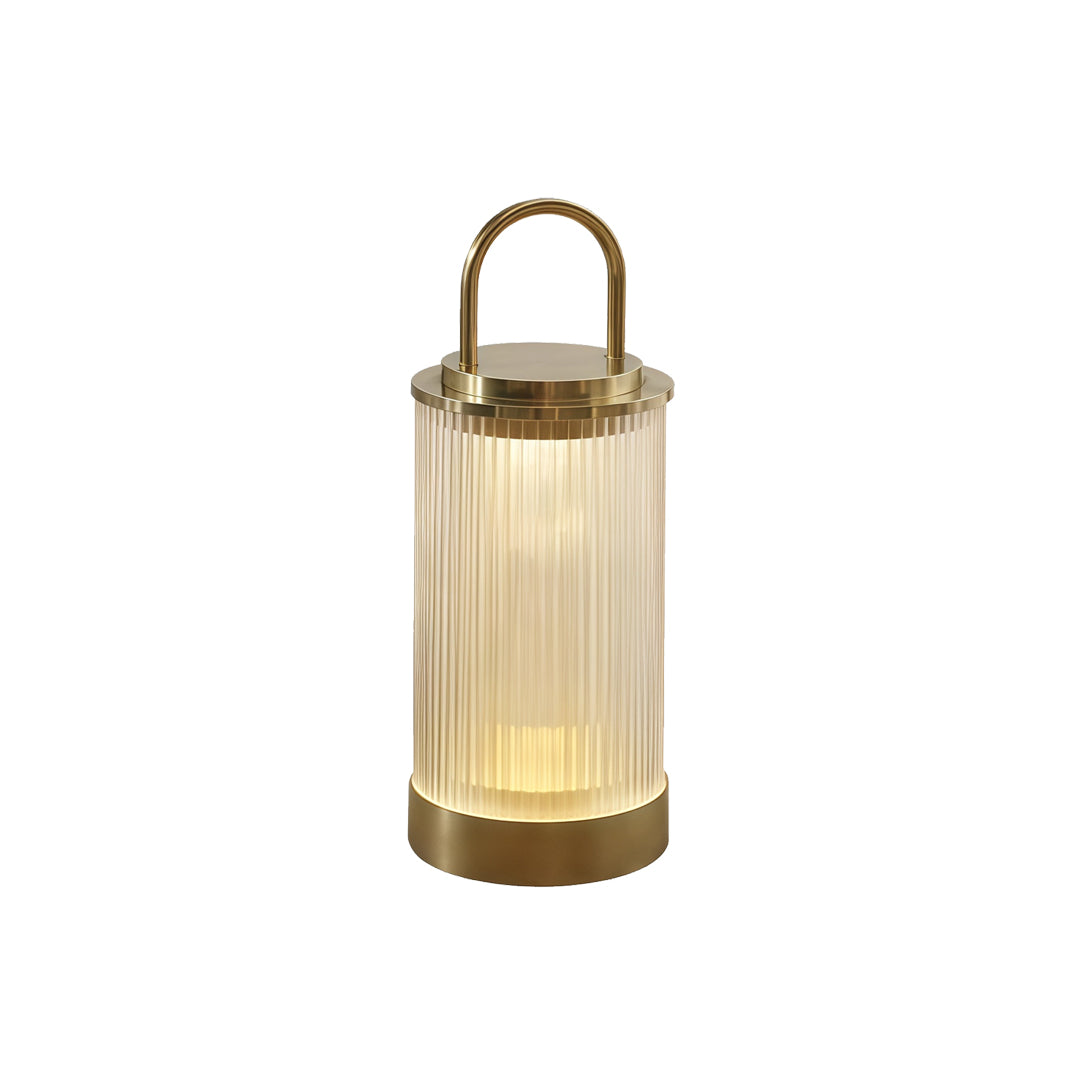Modern Portable Outdoor Lantern — Stainless Steel, Solar / Hardwired, IP65, 3000K, 11" or 22"
