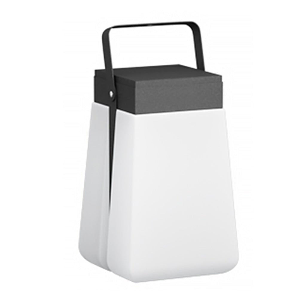 Portable Solar LED Outdoor Lantern — Stainless Steel, IP54 Weatherproof, 3000K Warm White, 5W