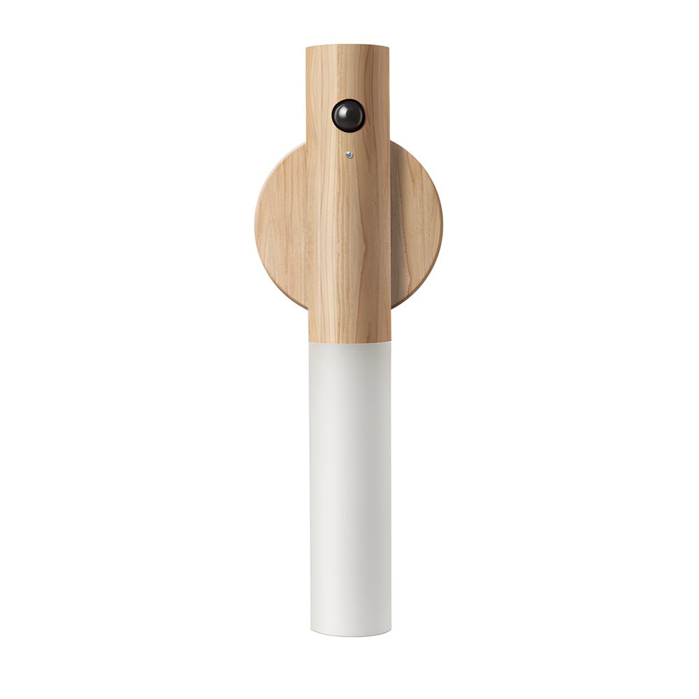 portable usb wood stick motion sensor night light with magnetic wall mount