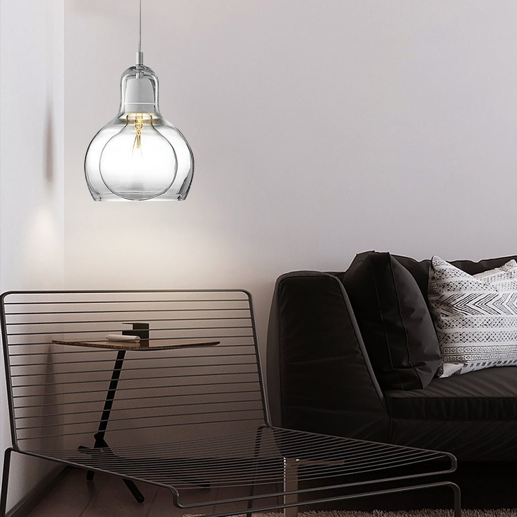post modern nordic minimalist glass chandelier for bedside entryway and bar