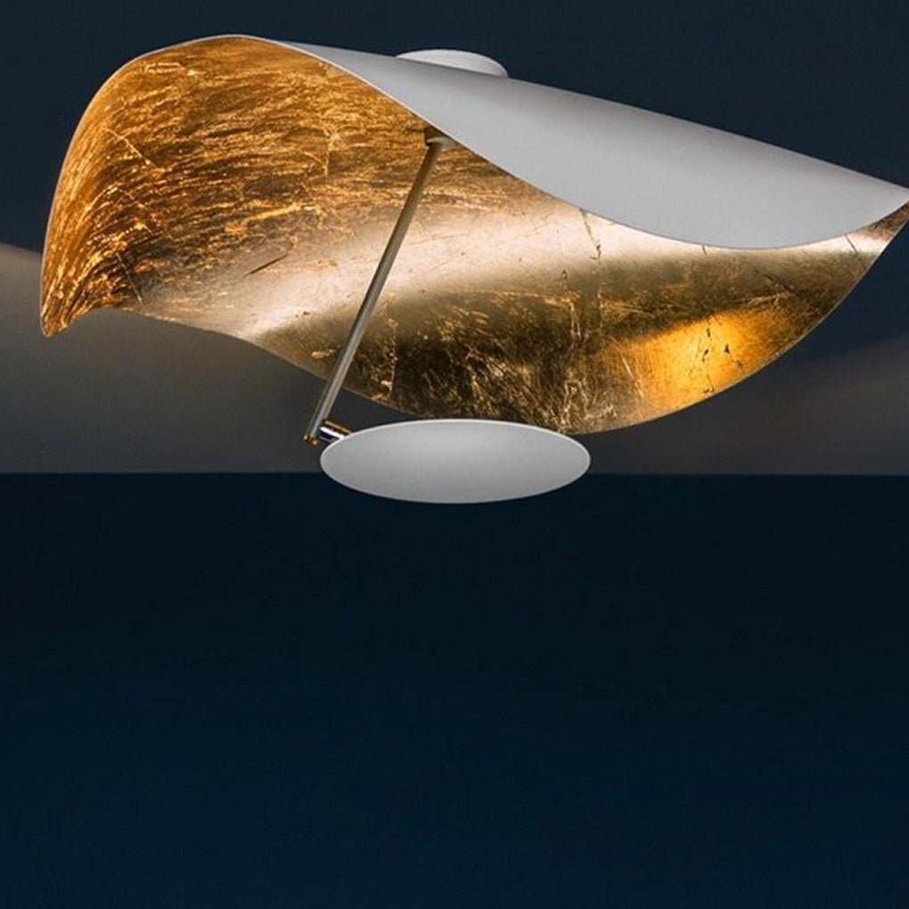 Flying Saucer Single-Light Pendant — Postmodern, Metal, Black or White, E14