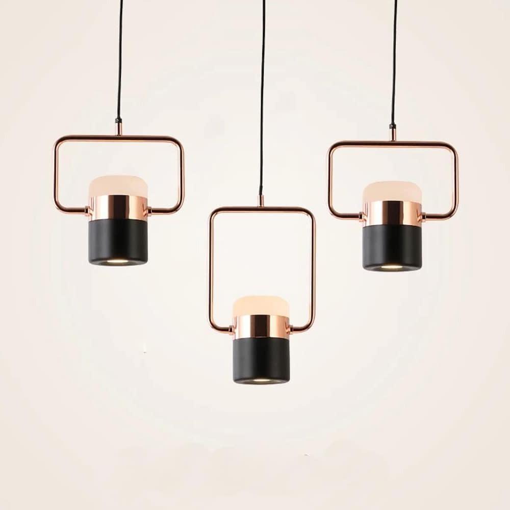 Microphone-Shape Mini Pendant Light — Metal, 10W LED, 3000K, 79" Adjustable Cord