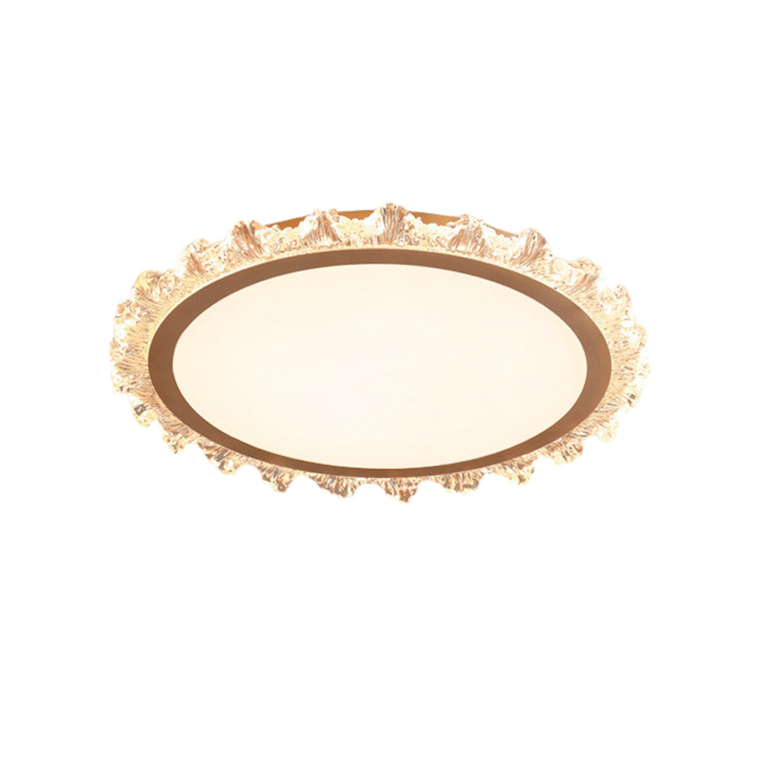 Ultra-Thin Round LED Flush-Mount Ceiling Light — Full Spectrum, Dimmable 3000K–6500K, RA97, UGR≤16