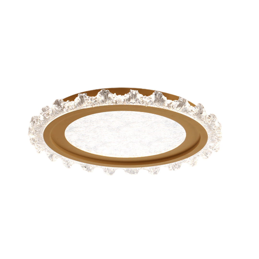 Ultra-Thin Round LED Flush-Mount Ceiling Light — Full Spectrum, Dimmable 3000K–6500K, RA97, UGR≤16