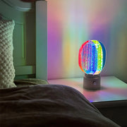 Unique Artistic LED Table Lamps - Colorful Aluminum Decorative Lighting Luxe