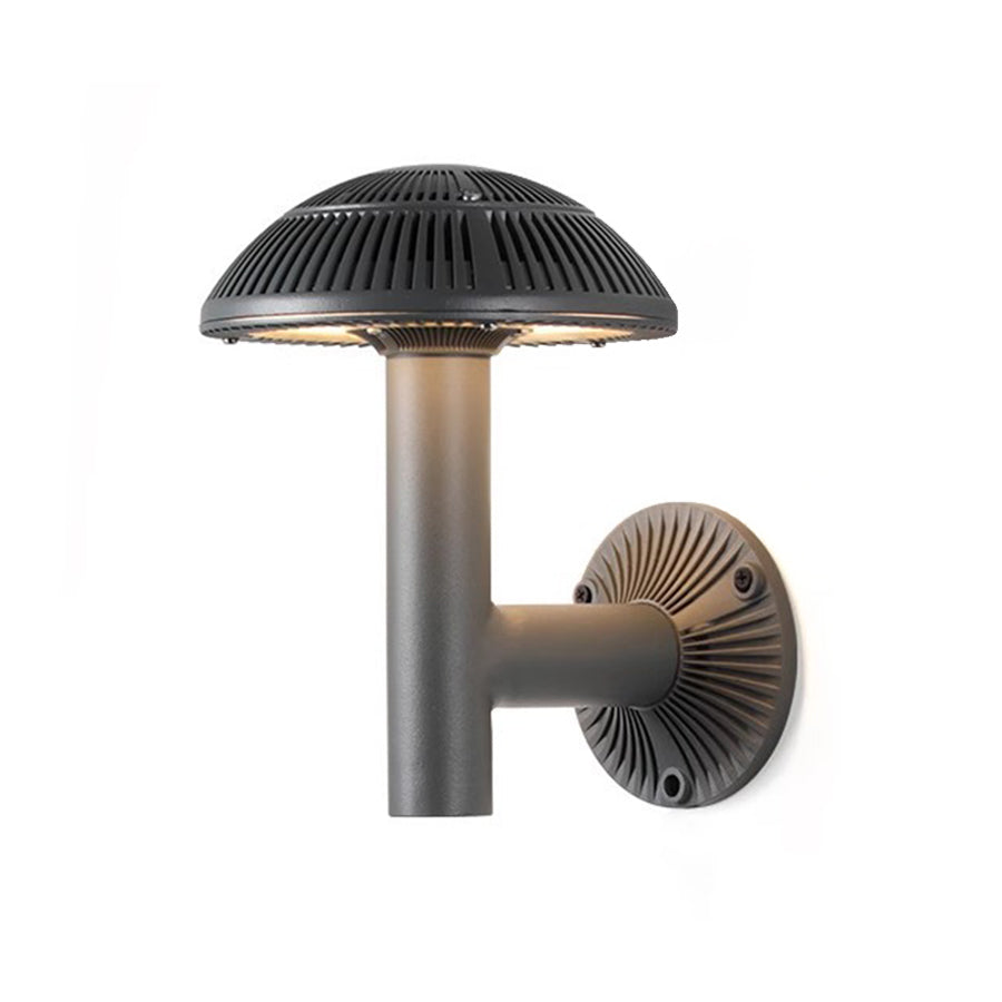 Mushroom Outdoor Wall Sconce or Lawn Light — Aluminum, 9W LED, IP65 Weatherproof, 3000K / 6000K