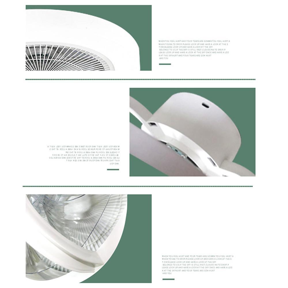 LED Bladeless Ceiling Fans with Lights - Rounded Linear Flush Mount Design for Living Rooms