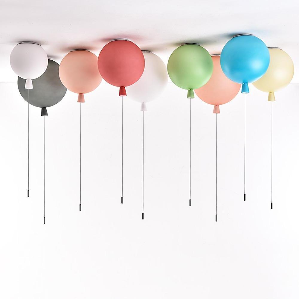 Air Balloon Flush-Mount Ceiling Light — Acrylic, LED, 1-Light, 8" or 12", 3000K / 6000K