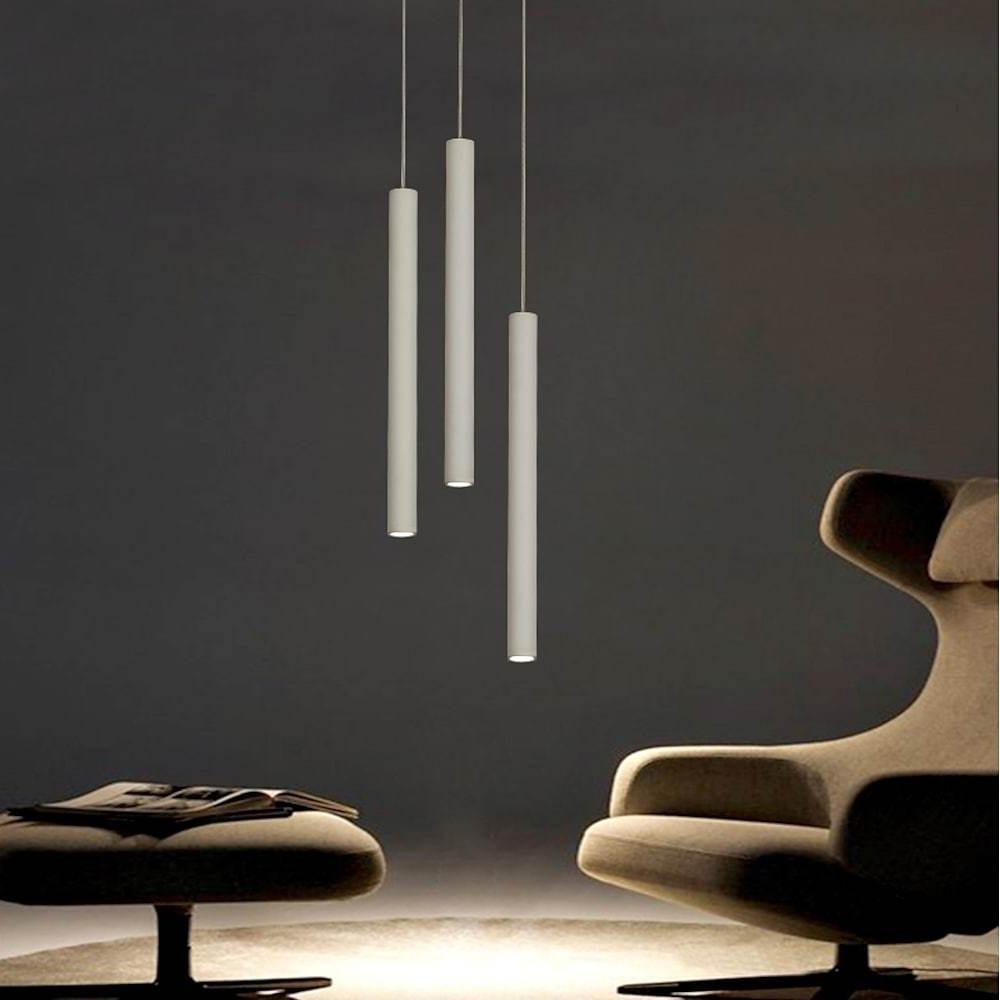 Adjustable LED Multi-Light Pendant Set — Aluminum, 3-Light, Kitchen Island