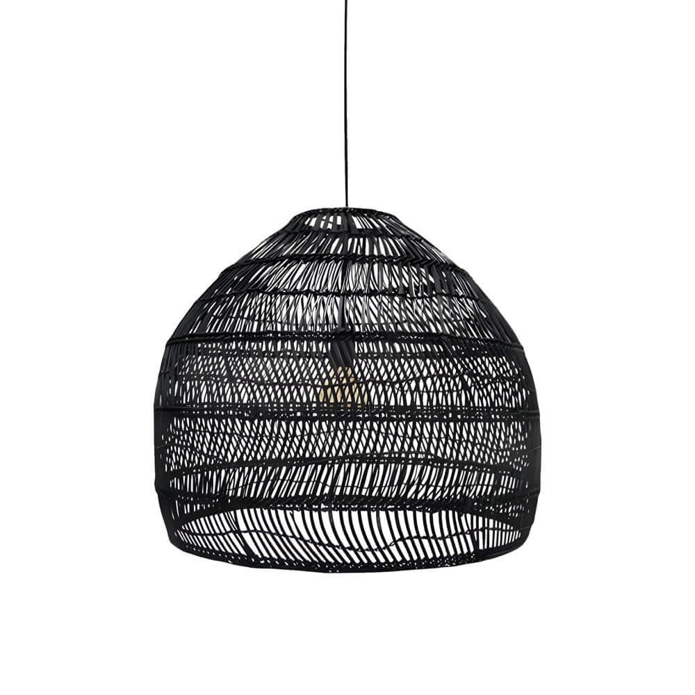 rattan woven dome pendant light available in 157 inch and 197 inch sizes
