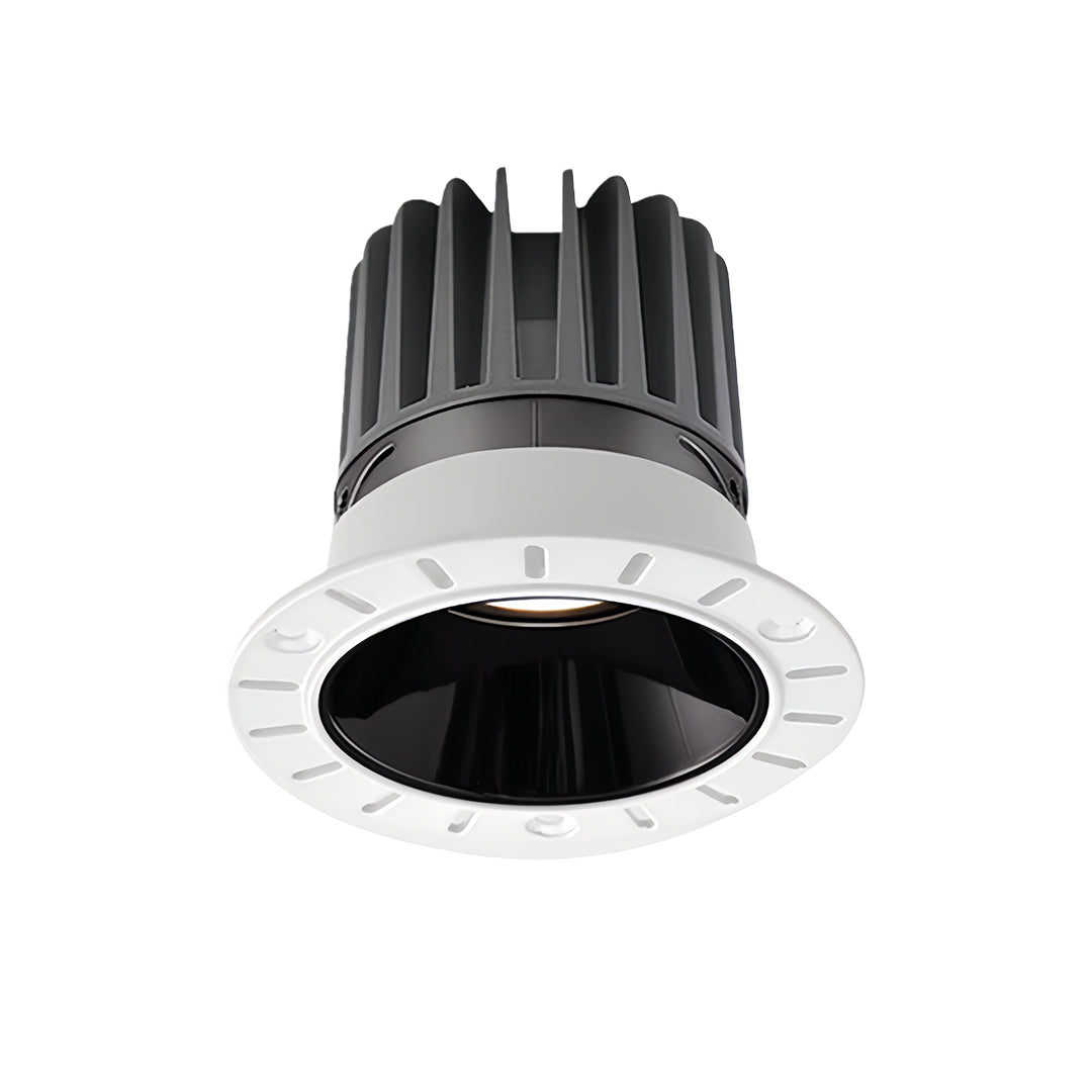 Deep Anti-Glare Recessed LED Spotlight — Aluminum, 7W / 12W / 15W, 3000K or 4000K, Ra98