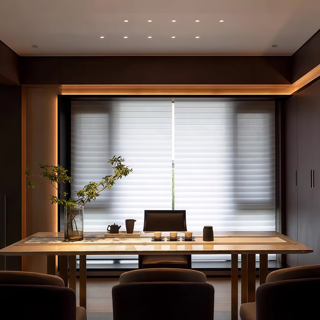 Deep-Bowl Recessed Spotlight — Aluminum, 8W LED, 15° Beam, 30° Adjustable, 3000K, Black / White