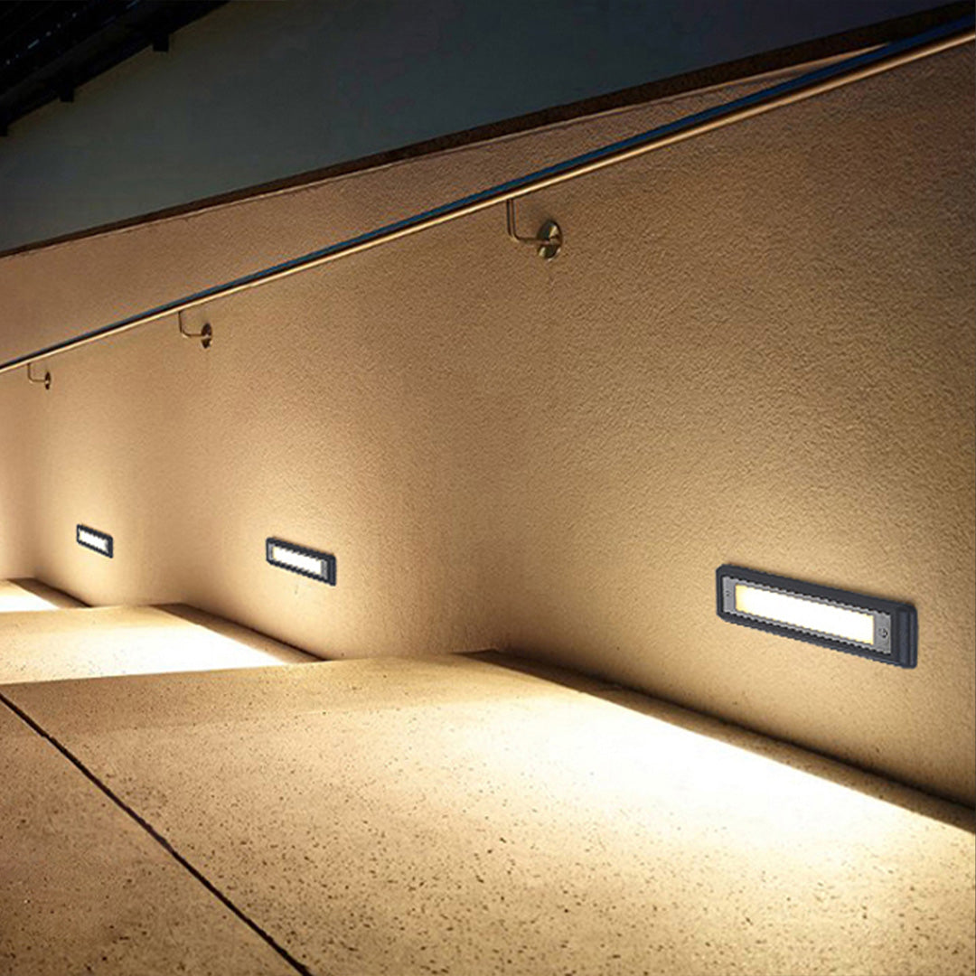 Minimalist Recessed Step Lights — Stainless Steel & Aluminum, OSRAM LED, 3W/5W, 3000K, IP65 Weatherproof