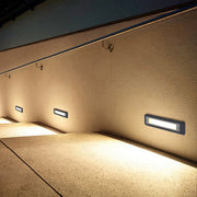 Minimalist Recessed Step Lights — Stainless Steel & Aluminum, OSRAM LED, 3W/5W, 3000K, IP65 Weatherproof