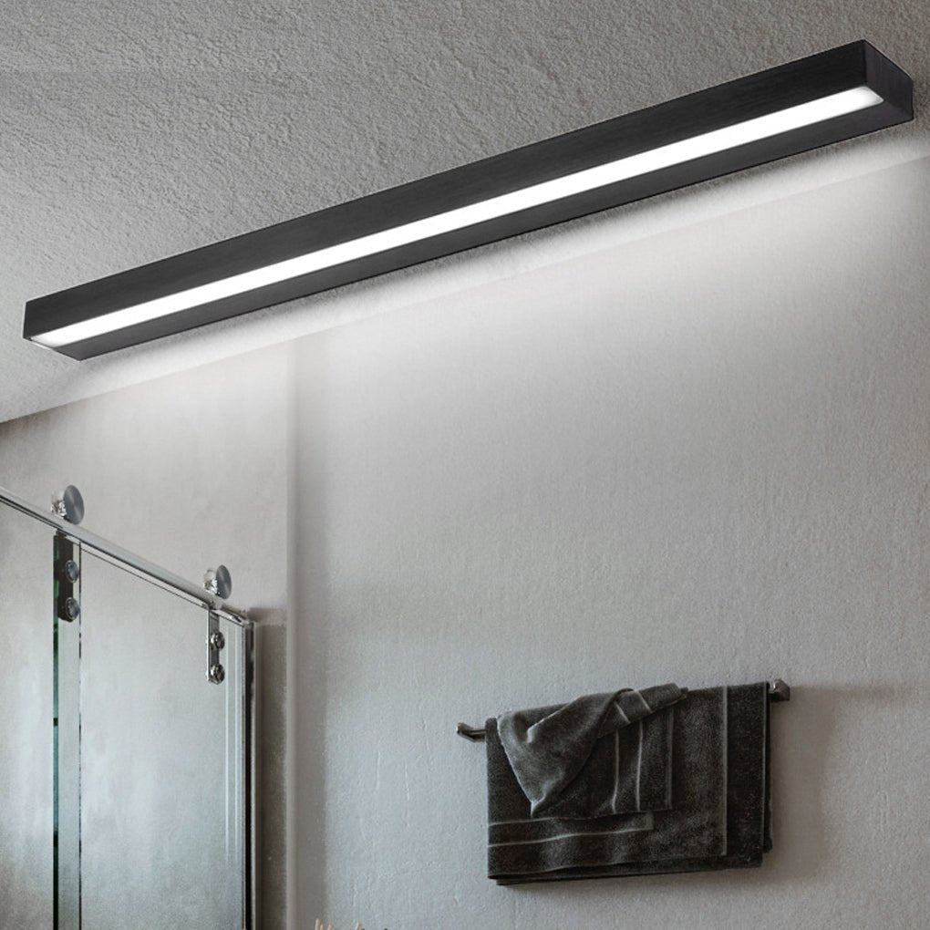 rectangle led bathroom vanity light with downlight design available in 20 24 and 28 sizes