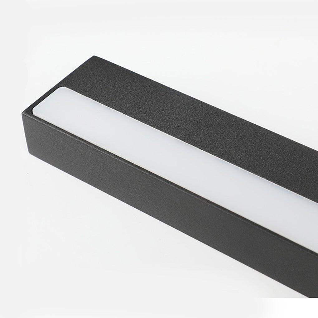 rectangle led bathroom vanity light with downlight design available in 20 24 and 28 sizes