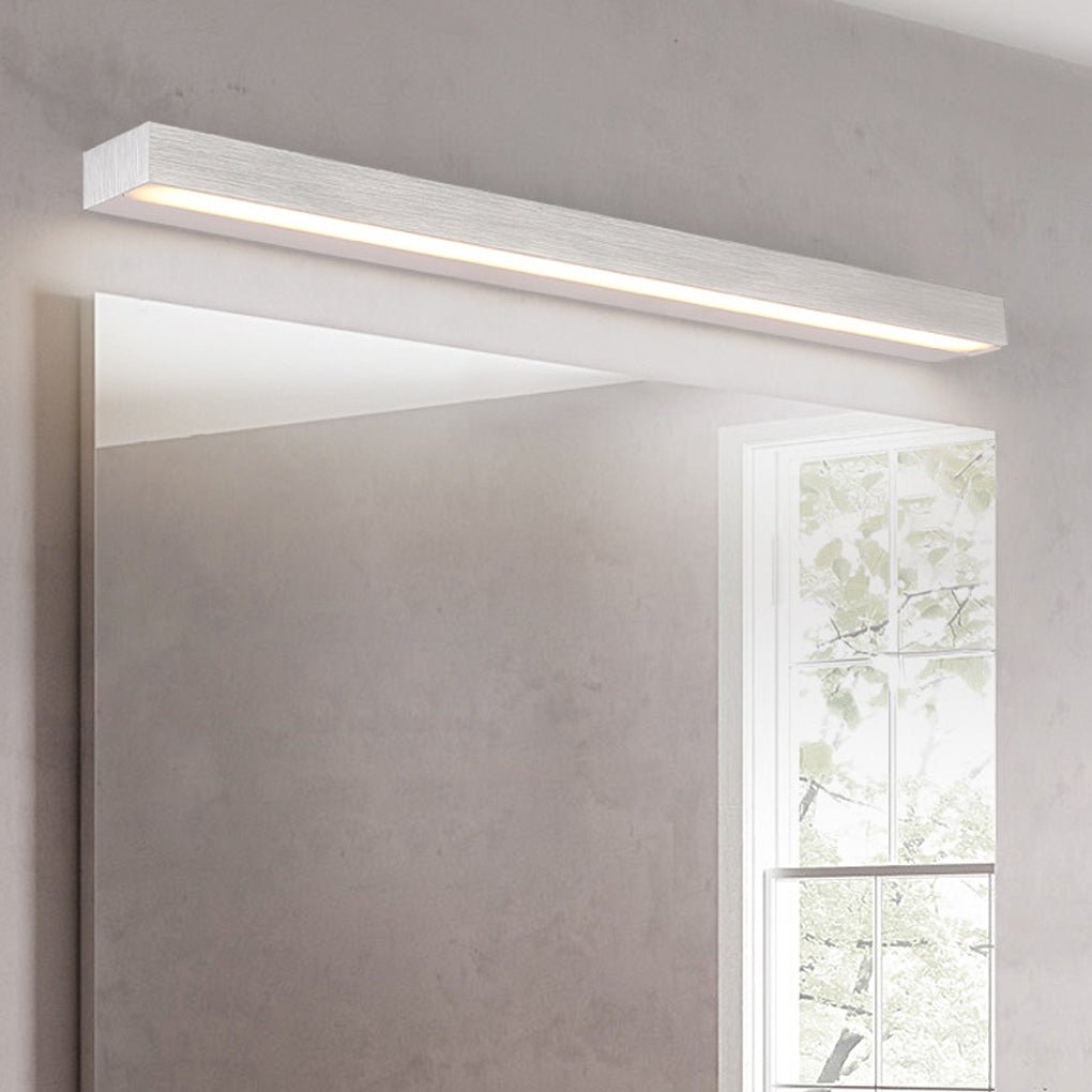 rectangle led bathroom vanity light with downlight design available in 20 24 and 28 sizes