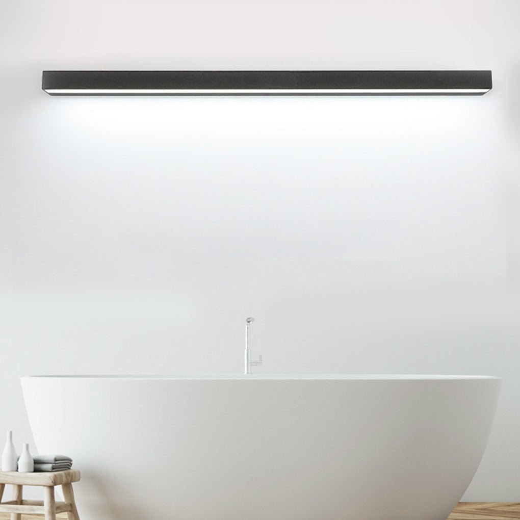rectangle led bathroom vanity light with downlight design available in 20 24 and 28 sizes