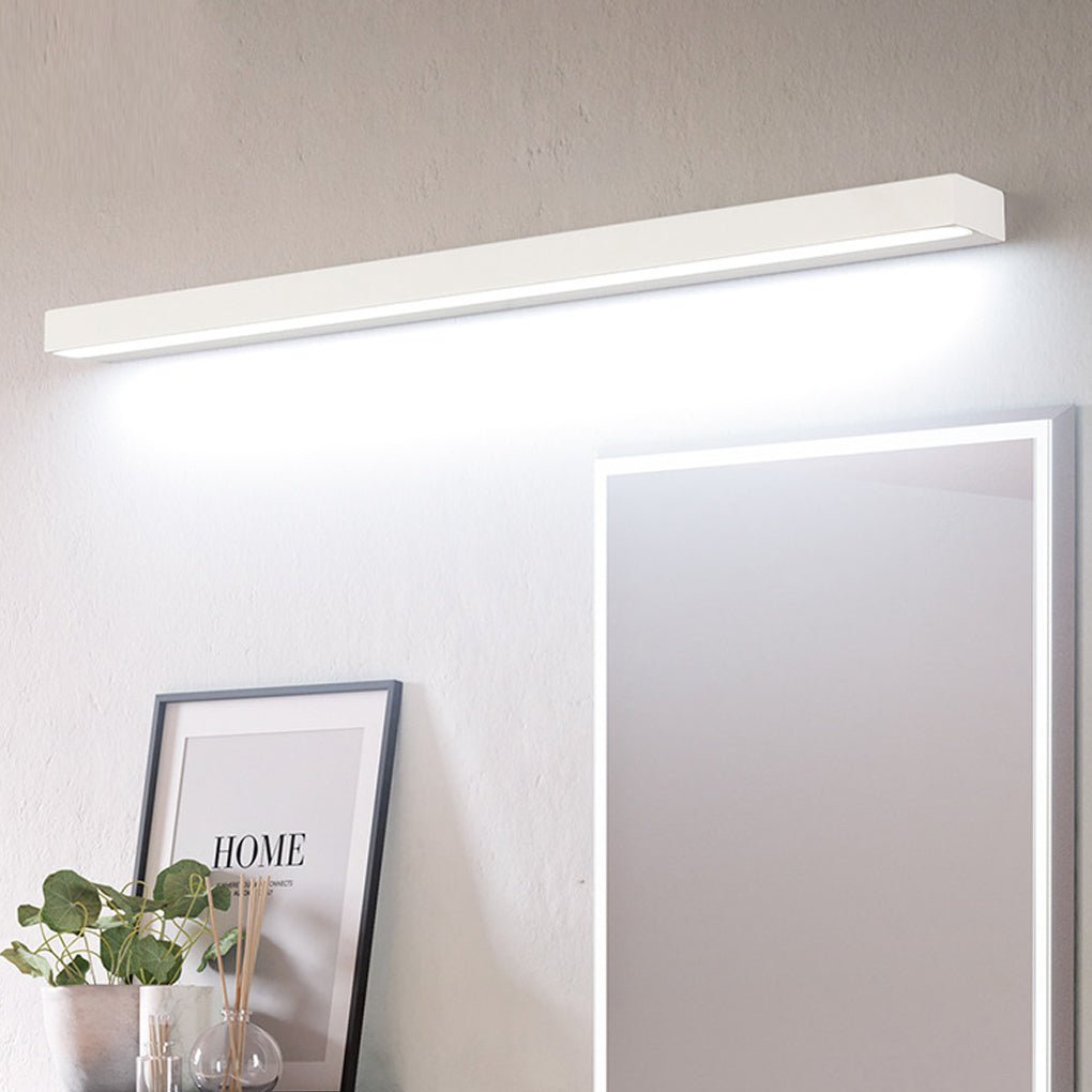 rectangle led bathroom vanity light with downlight design available in 20 24 and 28 sizes