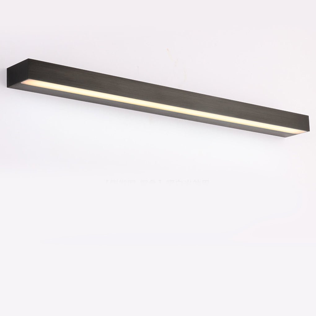 rectangle led bathroom vanity light with downlight design available in 20 24 and 28 sizes