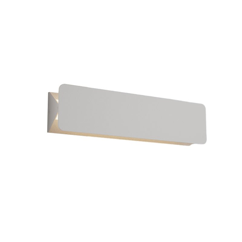 Modern Rectangular Wall Sconce — White Iron and Aluminum, LED, 10W–12W, 3000K–6000K