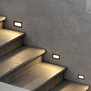 Classic Recessed LED Step Light — Die-Cast Aluminum, 5W OSRAM, 3000K, IP65 Weatherproof
