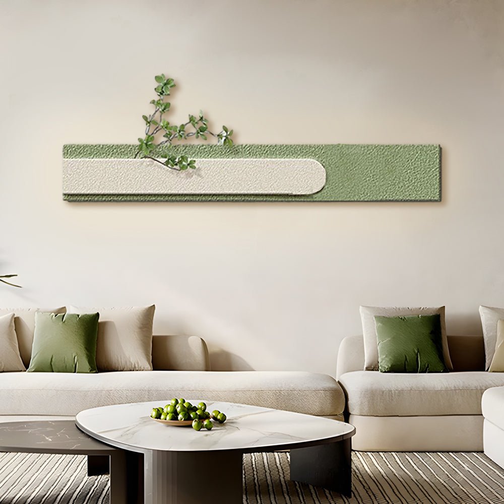 Three-Dimensional Rectangular Sandstone USB LED Wall Lamp with Remote Control