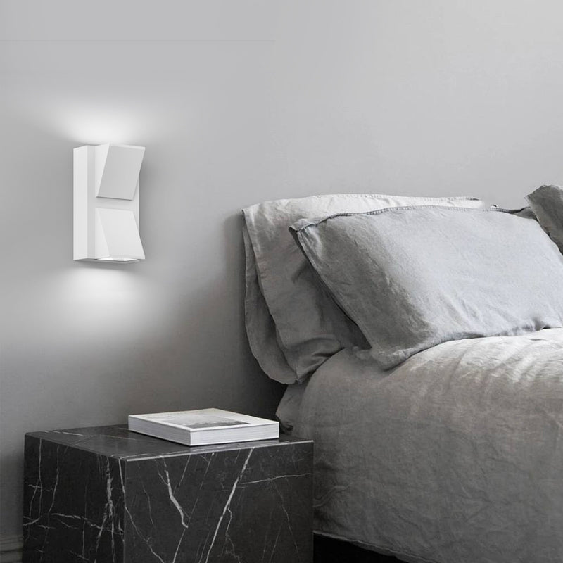 Modern Rectangular Up and Down LED Wall Light Fixture - Creative Design